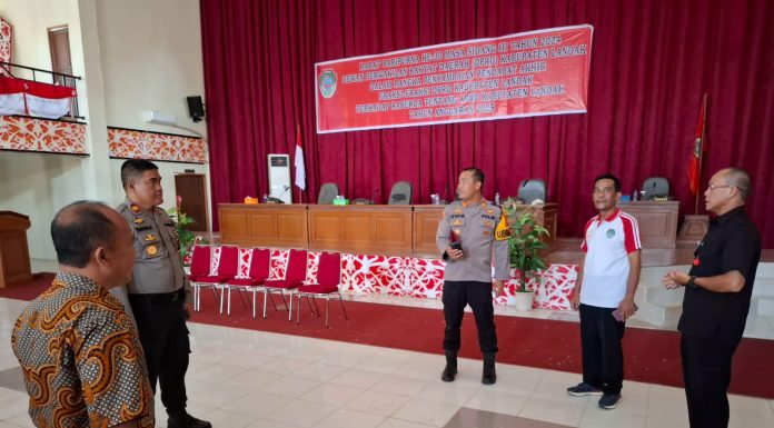 Jelang Pelantikan Anggota Dewan Terpilih, Polisi Gelar Pengecekan Gedung DPRD