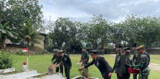 Kodim 1210/LDK Laksanakan Ziarah Ke Makam Pahlawan Ngabang
