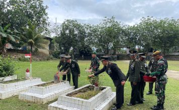 Kodim 1210/LDK Laksanakan Ziarah Ke Makam Pahlawan Ngabang