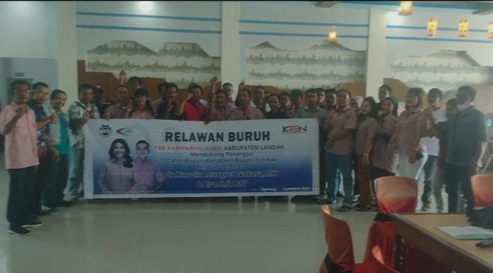 FSB Kamiparho-KSBSI Landak Deklarasikan Dukungan Untuk KREN