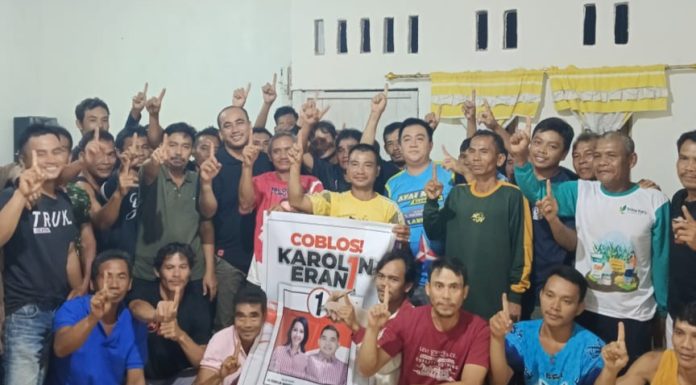 Warga Desa Mandor Kiru Deklarasikan Tim Pemenangan KREN