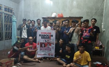 Tim Pemenangan KREN Desa Kersik Belantian, Siap Kampanyekan Karolin-Erani dari Pintu ke Pintu