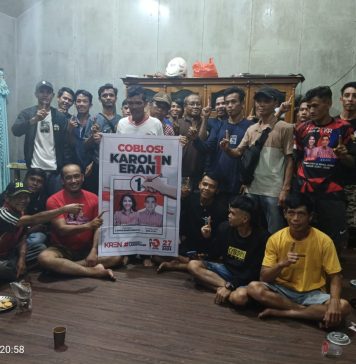 Tim Pemenangan KREN Desa Kersik Belantian, Siap Kampanyekan Karolin-Erani dari Pintu ke Pintu