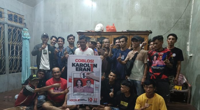Tim Pemenangan KREN Desa Kersik Belantian, Siap Kampanyekan Karolin-Erani dari Pintu ke Pintu