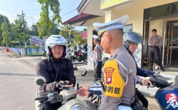 Operasi Zebra Kapuas 2024, Polres Landak Turut Periksa Kelengkapan Anggota