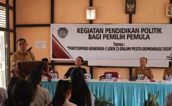 Pendidikan Politik Sasar Pemilih Pemula di SMAN 2 Ngabang