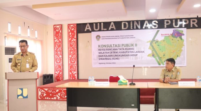 Pemkab Landak Gelar Konsultasi Publik II Revisi RTRW dan KLHS