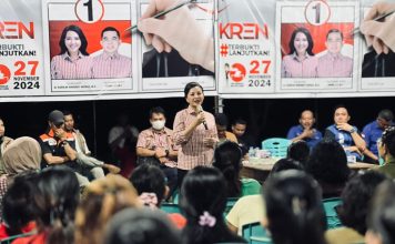 Kampanye di Desa Amboyo Inti, Warga Nyatakan Kompak Dukung Karolin-Erani