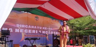 Gutmen Hadiri Perayaan Ulang Tahun SMAN 1 Ngabang Ke -41