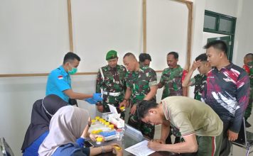 Prajurit Kodim 1210/LDK Jalani Tes Urine