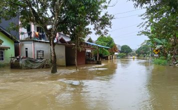 Akses Jalan Darit – Bengkayang Terputus Akibat Banjir