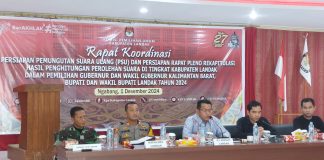 KPU Landak Akan Gelar Pemungutan Suara Ulang di TPS 02 Amboyo Selatan