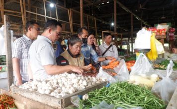 Tim Satgas Pangan Landak Gelar Sidak Pasar Pastikan Stabilitas Harga Kebutuhan Pokok