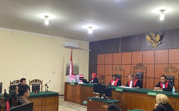 Kasus Dugaan Korupsi Pekerjaan Pembangunan SPB Pertades Landak Masuki Tahap Pembacaan Putusan