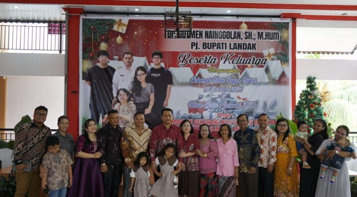Gutmen Sampaikan Ucapan Terima Kasih Kepada Masyarakat Hadir Open House Natal