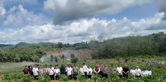 Gugus Tugas Polri Dukung Program Ketahanan Pangan di Mandor