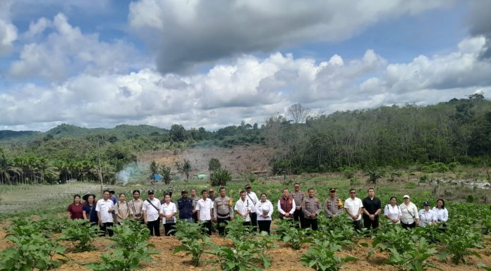 Gugus Tugas Polri Dukung Program Ketahanan Pangan di Mandor