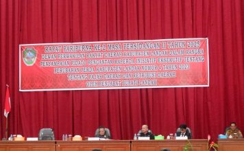 DPRD Bersama Pemkab Landak Gelar Rapat Paripurna Bahas Peningkatan Sektor PAD Dari Restribusi Pajak