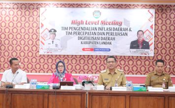 Pemkab Landak Gelar High Level Meeting TPID dan TP2DD