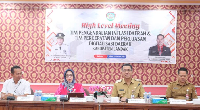 Pemkab Landak Gelar High Level Meeting TPID dan TP2DD