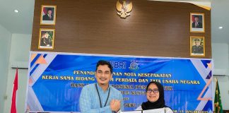 Kejaksaan Negeri Landak Bersama Bank BRI Tandatangani MoU Penanganan Masalah Hukum Bidang Perdata dan Tata Usaha Negara