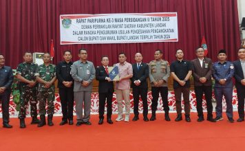 Gutmen Hadiri Paripurna Bahas Usulan Penegasan Pengangkatan Calon Bupati dan Wakil Bupati Terpilih