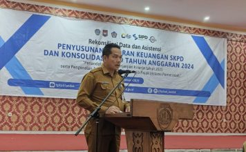 Pj. Sekda Landak Intruksikan SKPD Segera Sampaikan Laporan Keuangan Ke BPKAD