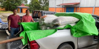 1.049 Kilo Beras Disalurkan Kepada Korban Terdampak Banjir