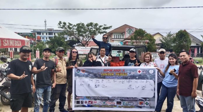Musik Amal Landak Peduli Bencana Salurkan Bantuan Dari Para Donatur Pada Korban Terdampak Banjir
