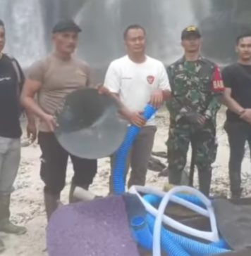 Aktivitas Peti di Objek Wisata Air Terjun Rombo Dait Ditertibkan