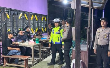 Polres Landak Rutin Gelar Patroli Malam Cegah Tindak Kejahatan