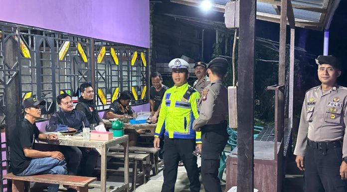 Polres Landak Rutin Gelar Patroli Malam Cegah Tindak Kejahatan