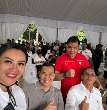 Karolin dan Erani Ikuti Gladi Kotor Pelantikan di Monas