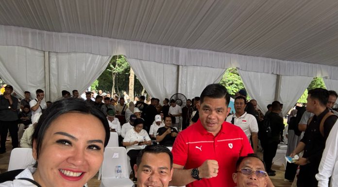 Karolin dan Erani Ikuti Gladi Kotor Pelantikan di Monas