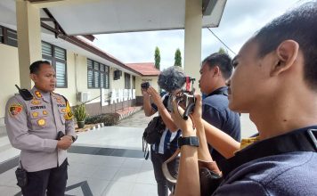 Kapolres Pastikan Akan Tindak Tegas Jika Kembali Temukan Adanya Aktivitas Peti Dikawasan Wisata Alam Air Terjun Rombo Dait
