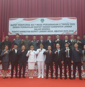 Bupati Karolin Sampaikan Arah Pembangunan Lima Tahun Kedepan di Rapat Paripurna Bersama DPRD Landak