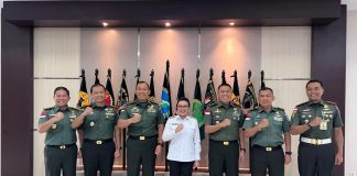 Karolin Kunjungi Pangdam XII/Tanjungpura dan Polda Kalbar Bahas Ketahanan Pangan