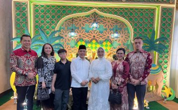 Lebaran Hari Pertama, Bupati Karolin Silahturahmi Kediaman Gubernur, Kapolda dan Pangdam