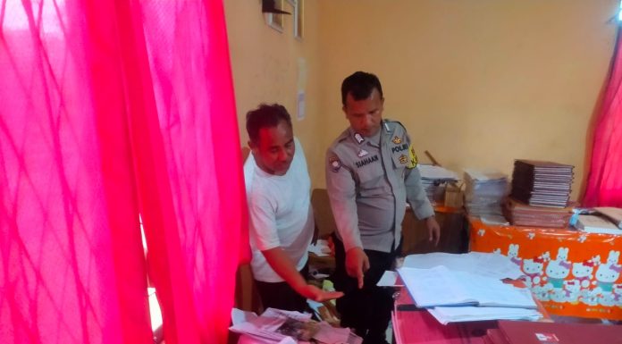 Sekolah Dasar Negeri 16 Kerohok Disatroni Pencuri, Polisi Lakukan Olah TKP