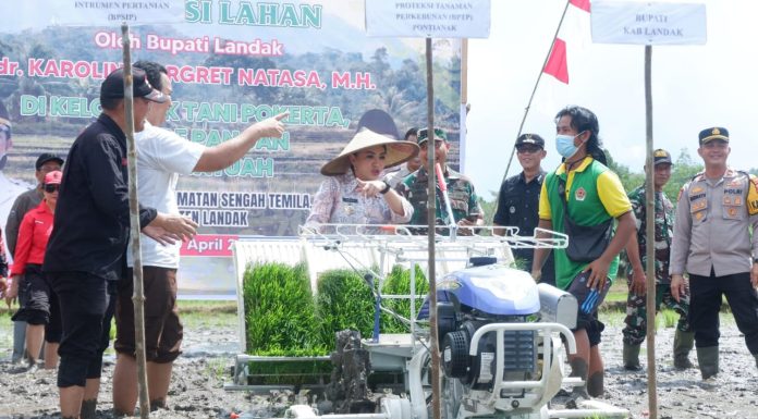 Karolin Ajak Petani Optimalkan Ketahanan Pangan Lokal