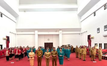 Bupati Karolin Kukuhkan Kepengurusan TP PKK, TP Posyandu dan Dekranasda Landak