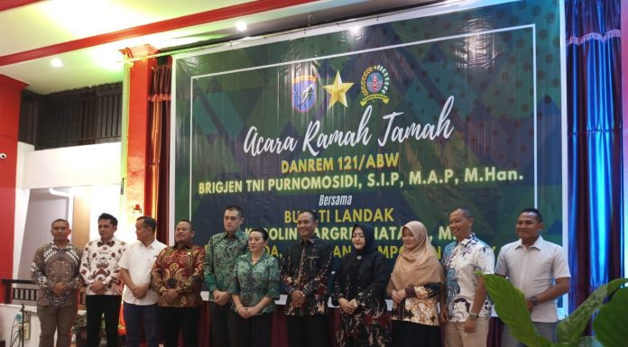 Pemkab Landak Siap Berkolaborasi Bersama TNI Program Ketahanan Pangan