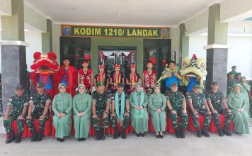 Kunjungi Kodim 1210/LDK, Danrem 121/ABW Tekankan Profesionalisme dan Dukung Program Ketahanan Pangan