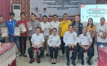 Pemkab Landak Serahkan LHP-BPK dan Evaluasi Pertanggung Jawaban Bangpol APBD 2024