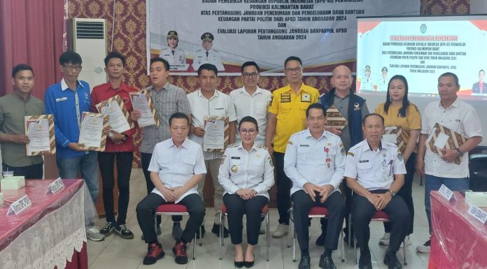 Pemkab Landak Serahkan LHP-BPK dan Evaluasi Pertanggung Jawaban Bangpol APBD 2024