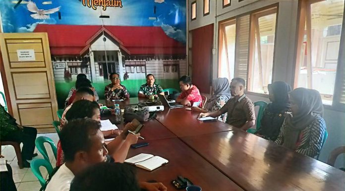 Sambut HUT RI ke-80, Batih Tuud Koramil 1210-01/Menjalin Hadiri Rapat Pembentukan Panitia Kegiatan