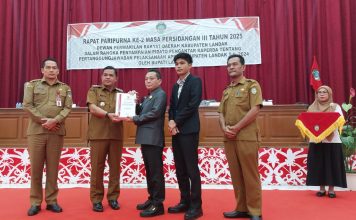 Bupati Landak Sampaikan Laporan Pertanggungjawaban Pelaksanaan APBD TA 2024 ke DPRD