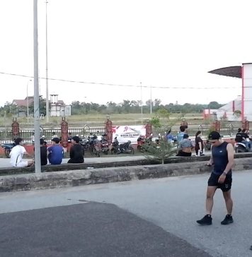 Bupati Karolin Canangkan GOR Patih Gumantar sebagai Kawasan Car Free Day