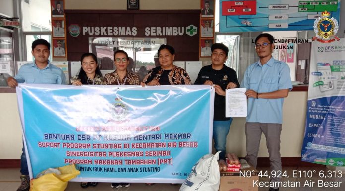 PT. Kusuma Mentari Makmur Salurkan Bantuan CSR untuk Dukung Penanganan Stunting dan Fasilitas Pendidikan di TK Negeri Pembina Serimbu