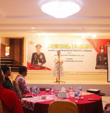 Bupati Dan Wakil Bupati Landak Hadiri Pisah Sambut Kapolres Landak